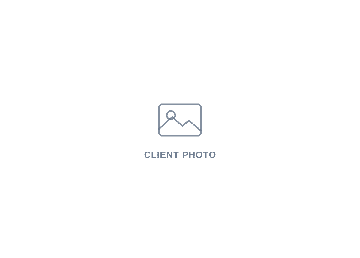 Placeholder for a photograph of a client conversation